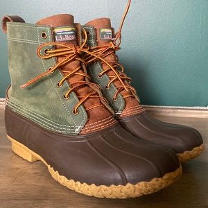 10 Men’s | 8” LL Bean Boots | Green